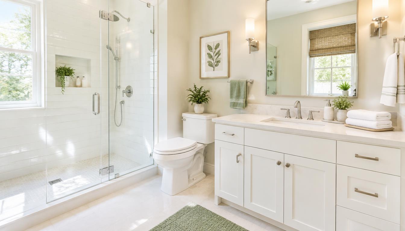 A sparkling bathroom